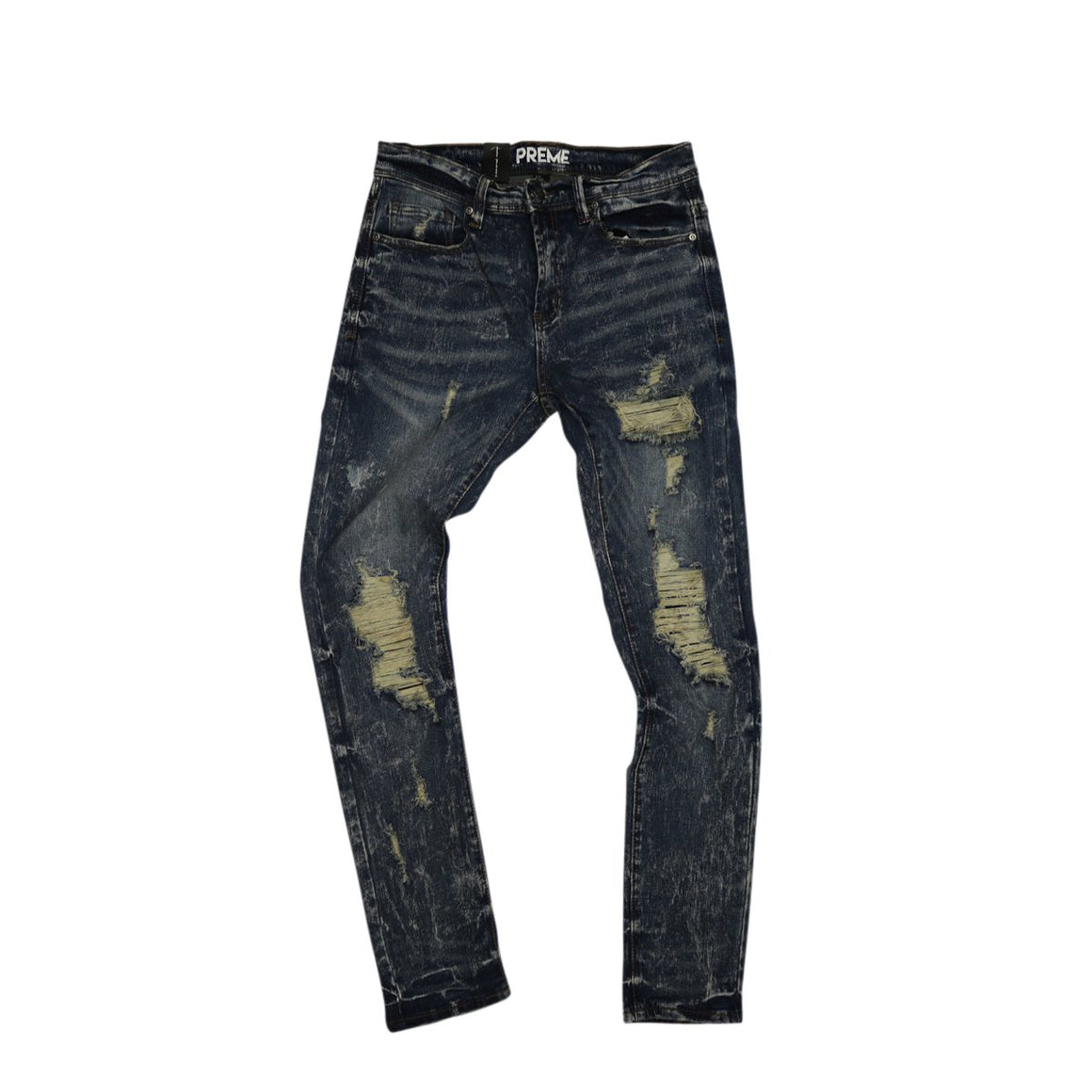 Men's Preme Distressed Skinny Jeans