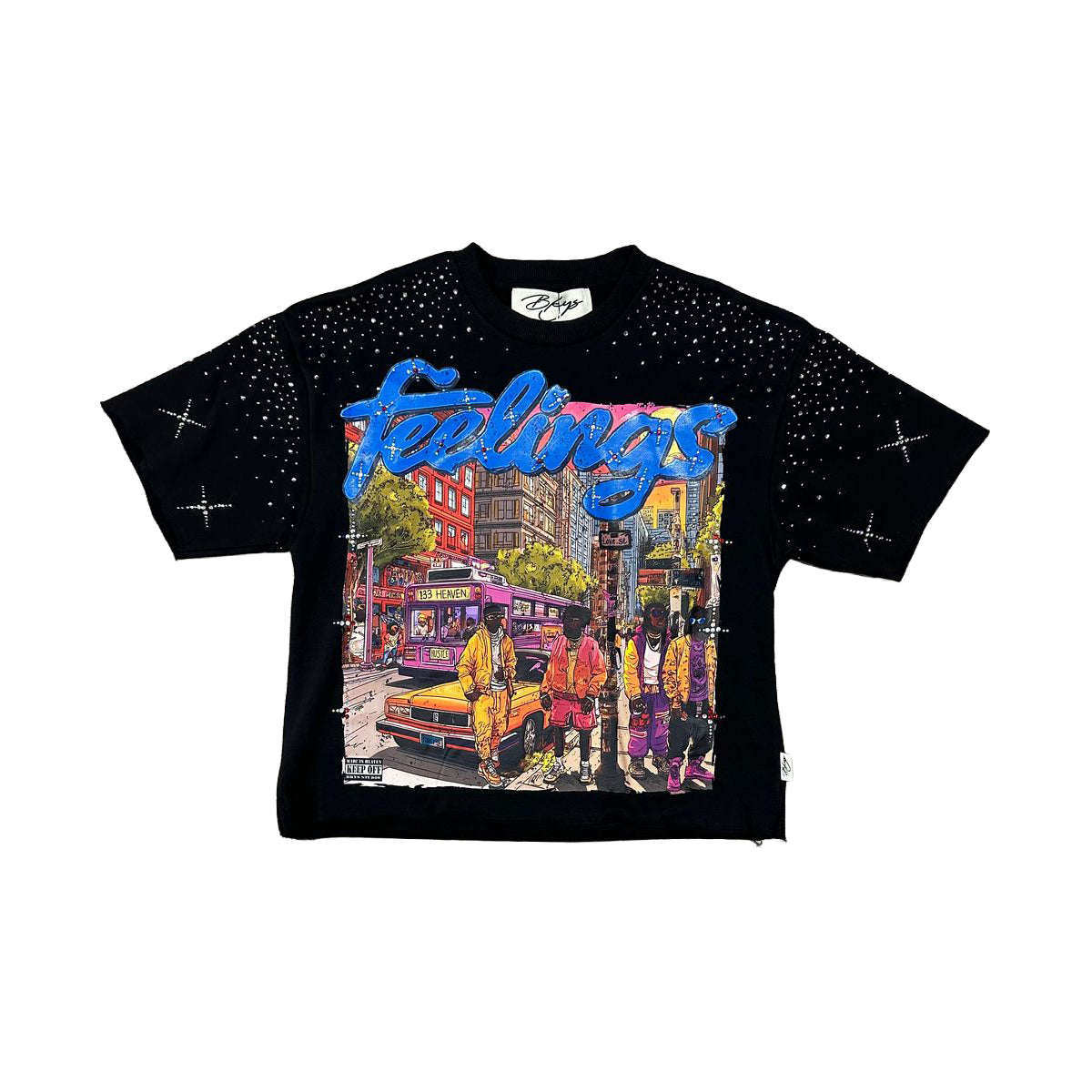 Men's Feelings Cropped Tee