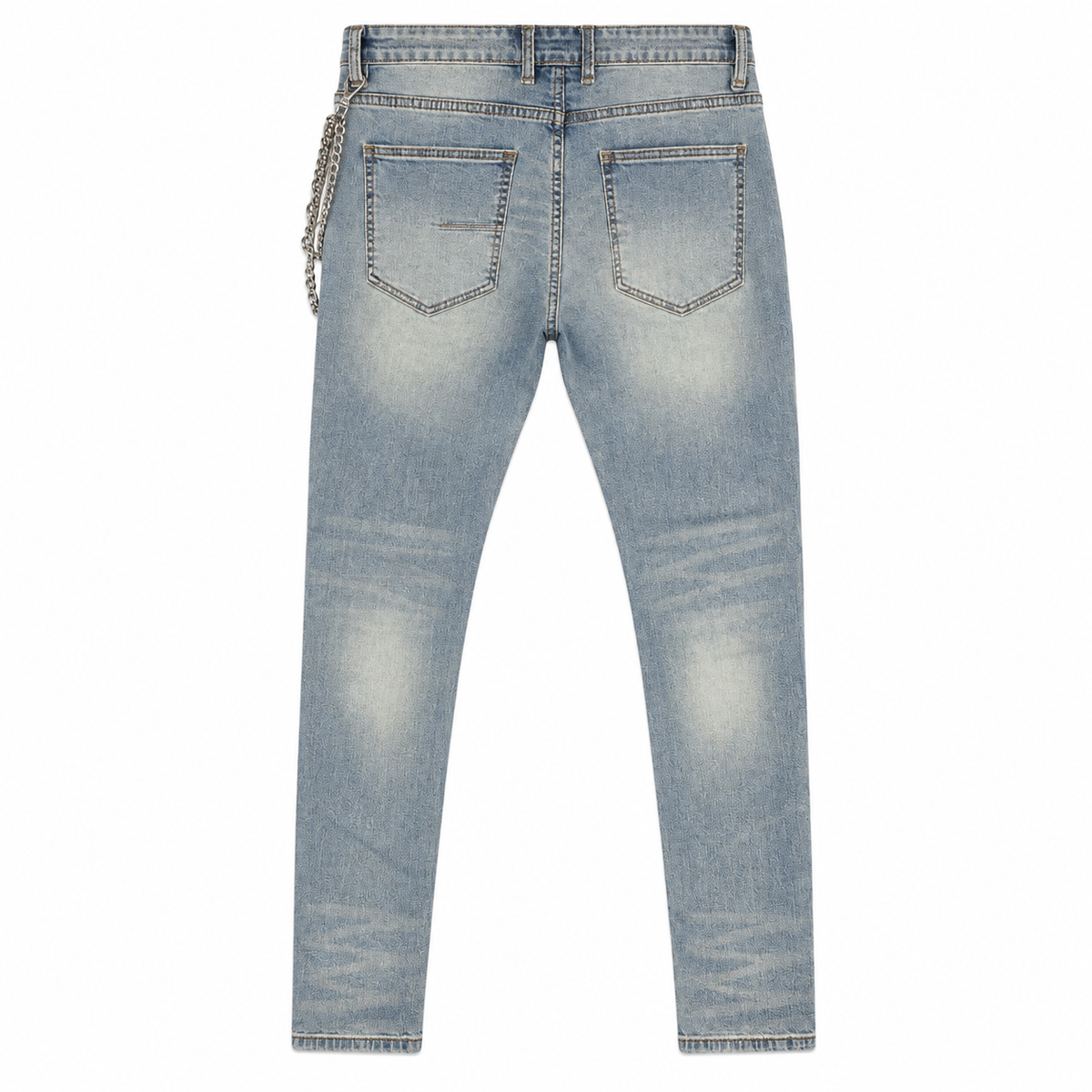 Men's Rip & Repair Jeans w/Keychain