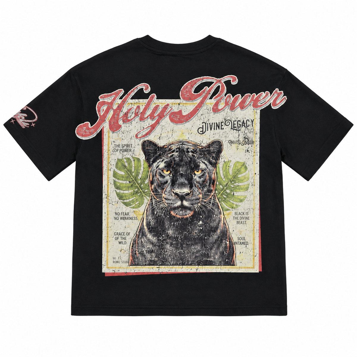 Men's Holy Power Faded Boxy Tee