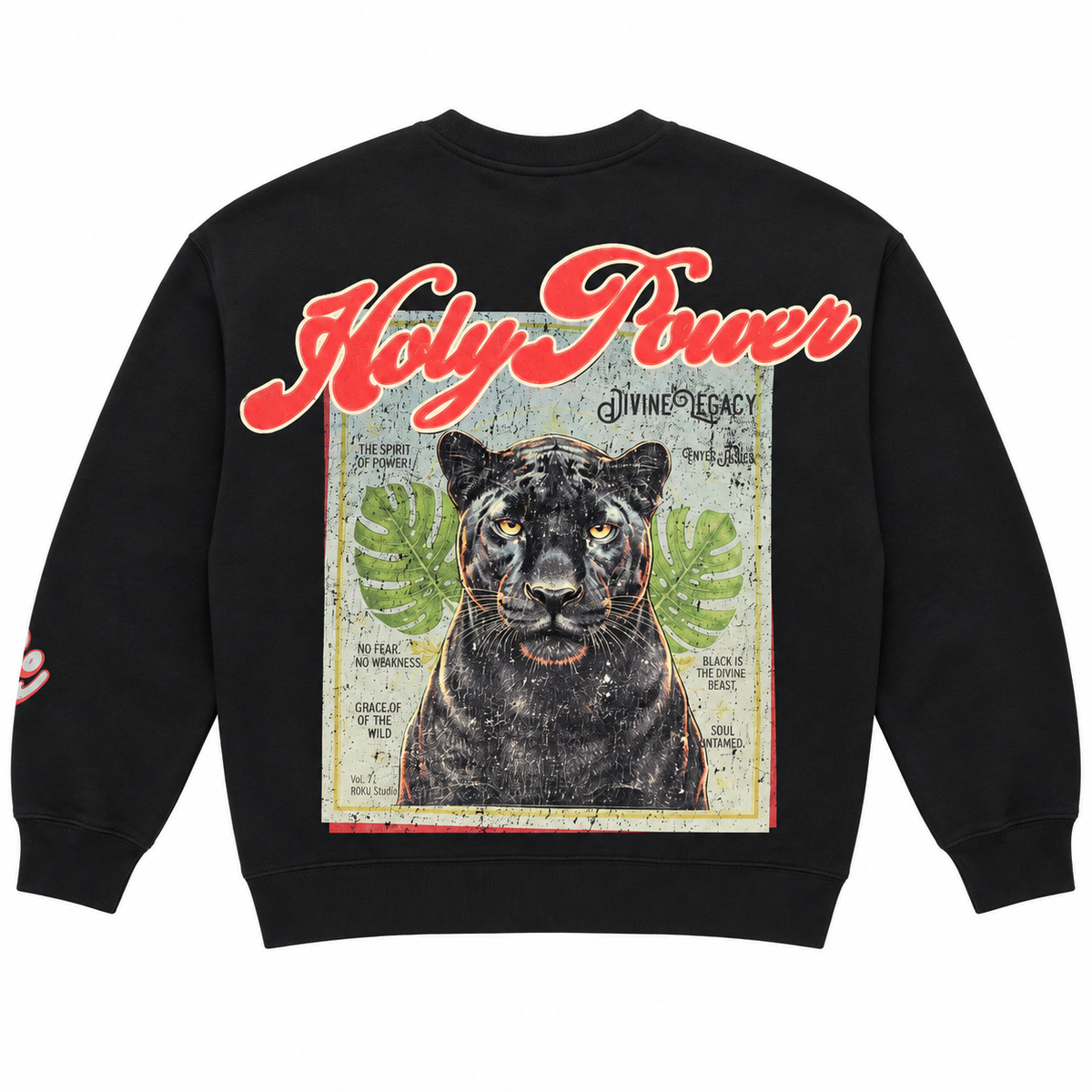 Men's Holy Power Faded Crew Neck