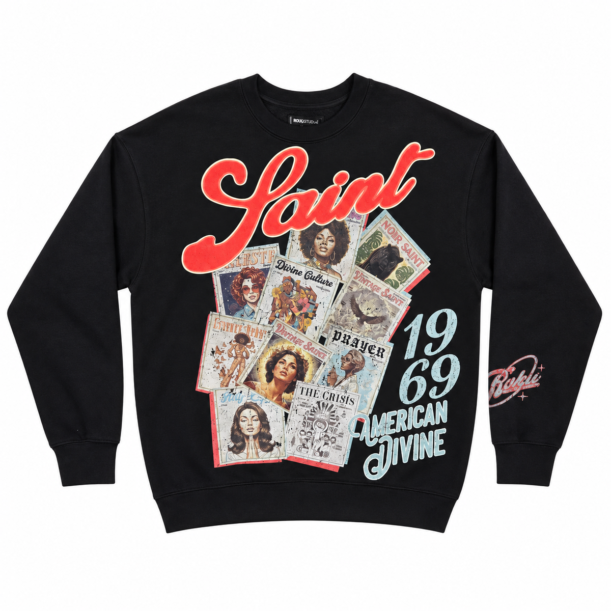 Men's Holy Power Faded Crew Neck