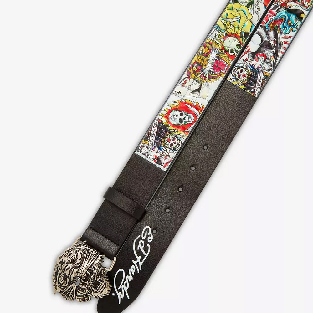 Ed Hardy Tiger Buckle Belt