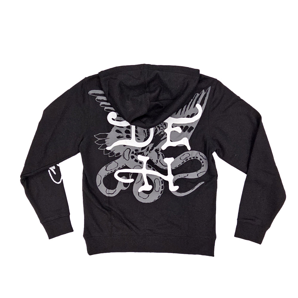 Men's Tiger Head Rhinestone Hoodie