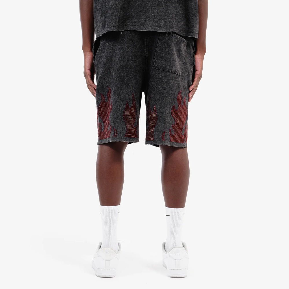 Men's French Terry Flame Stone Short