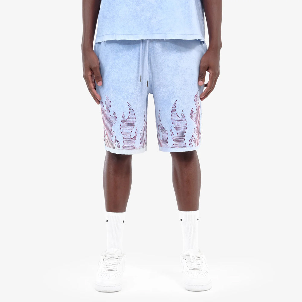 Men's French Terry Flame Stone Short