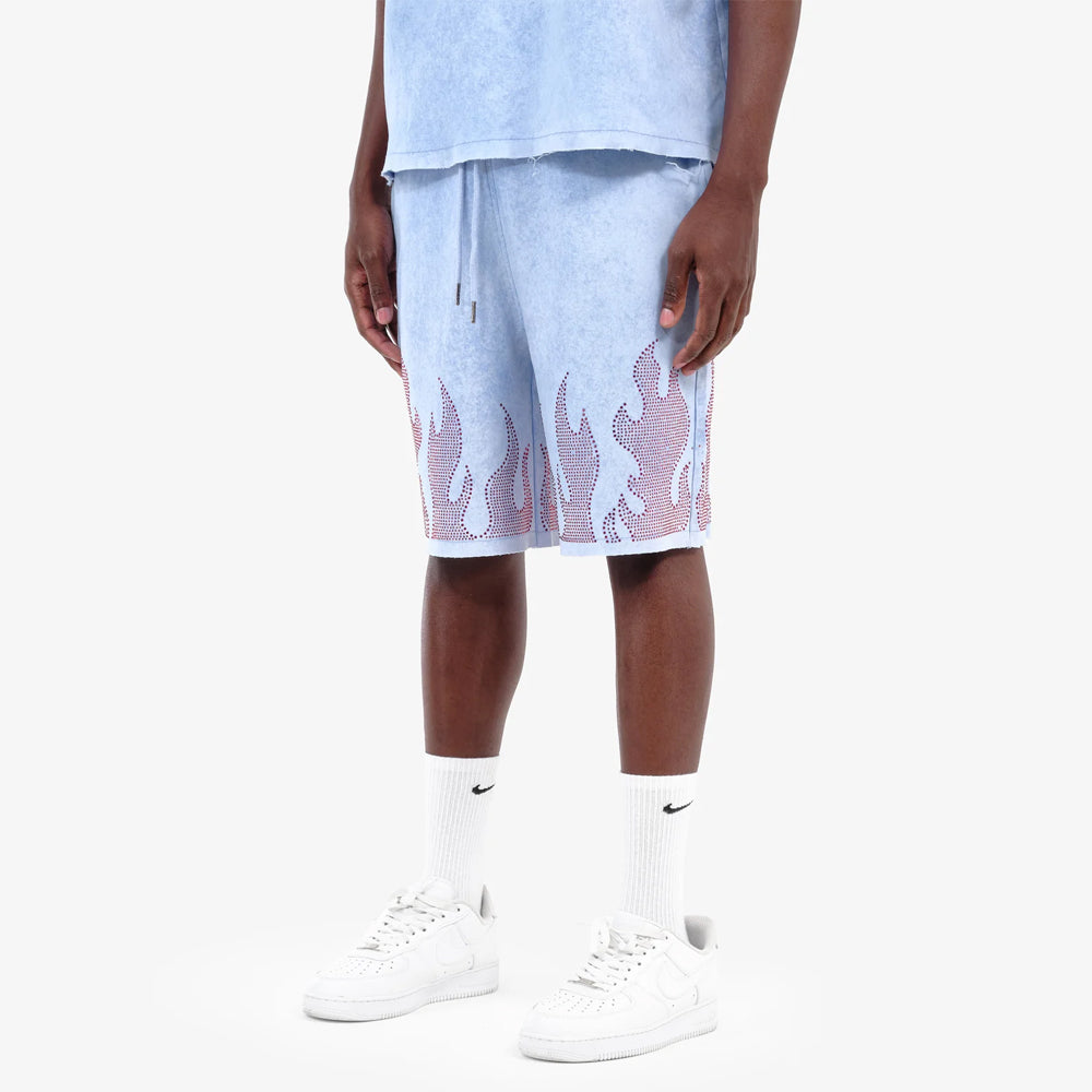 Men's French Terry Flame Stone Short