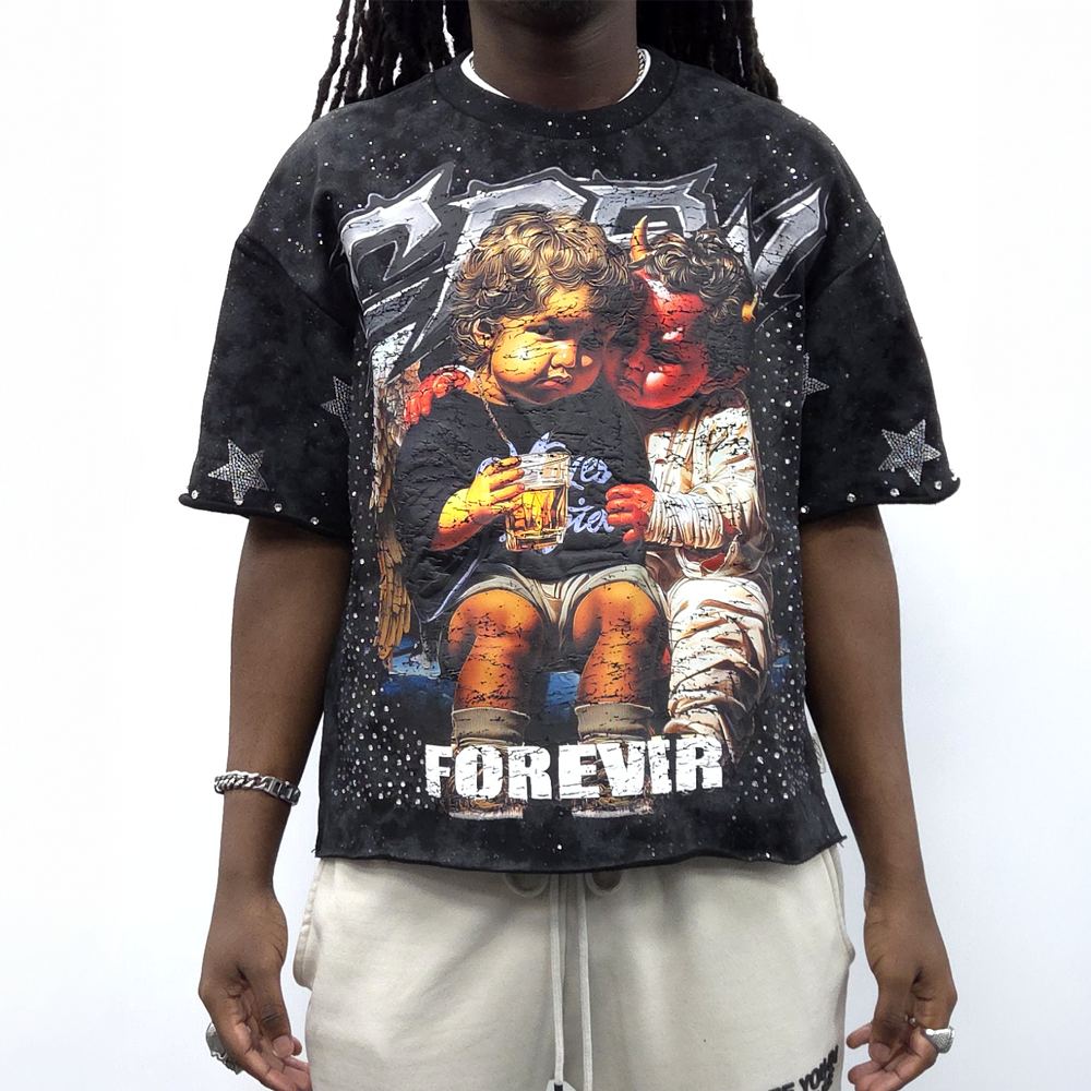 Men's Crew Forever Cropped Tee