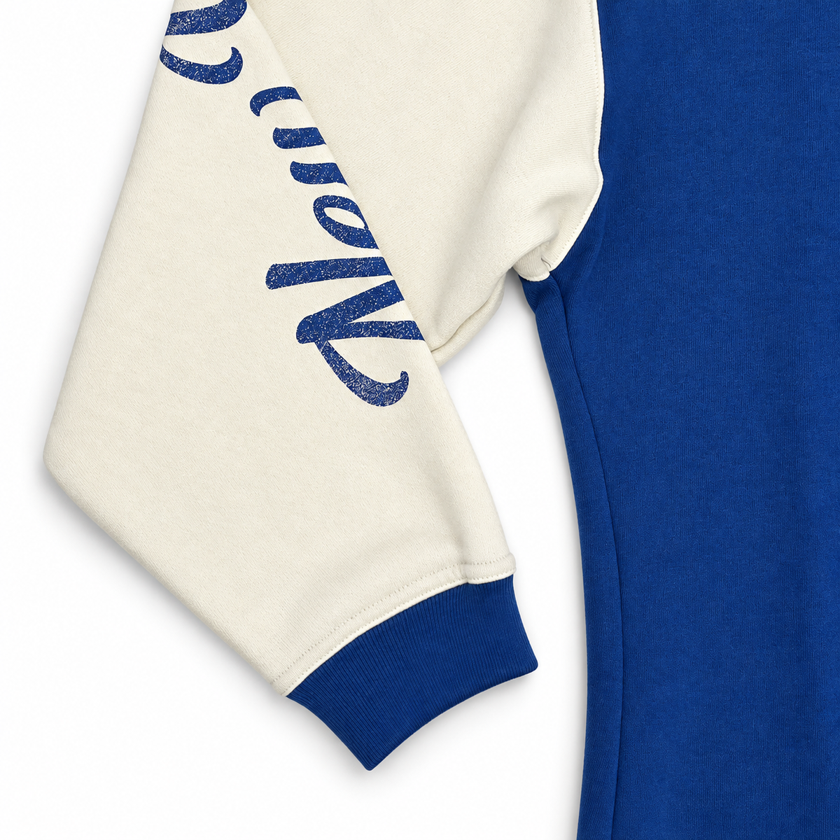 NY Giants Jetty Blue Double Header Rise Andie Crewneck