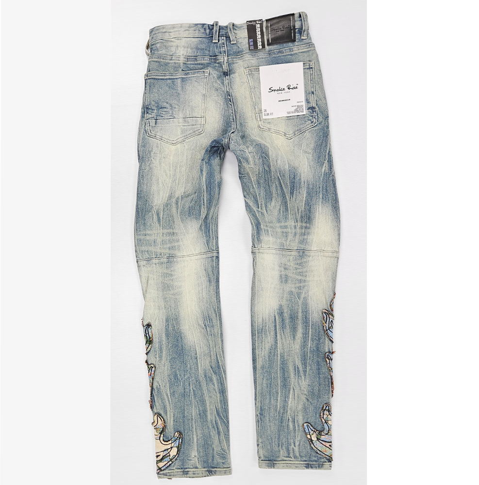 Men's Tapestry Flame Fashion Jean