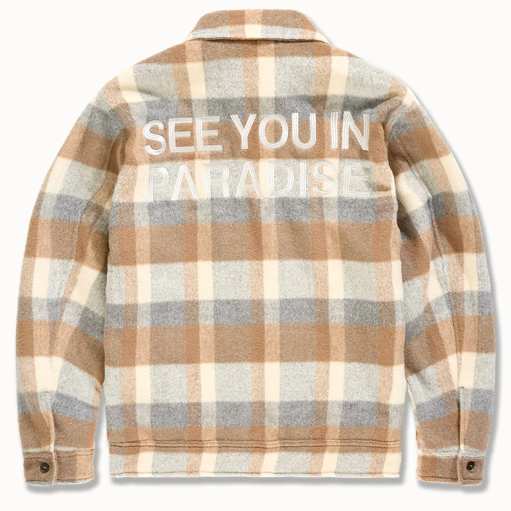 Men's Flanel Over Shirt w/Hood