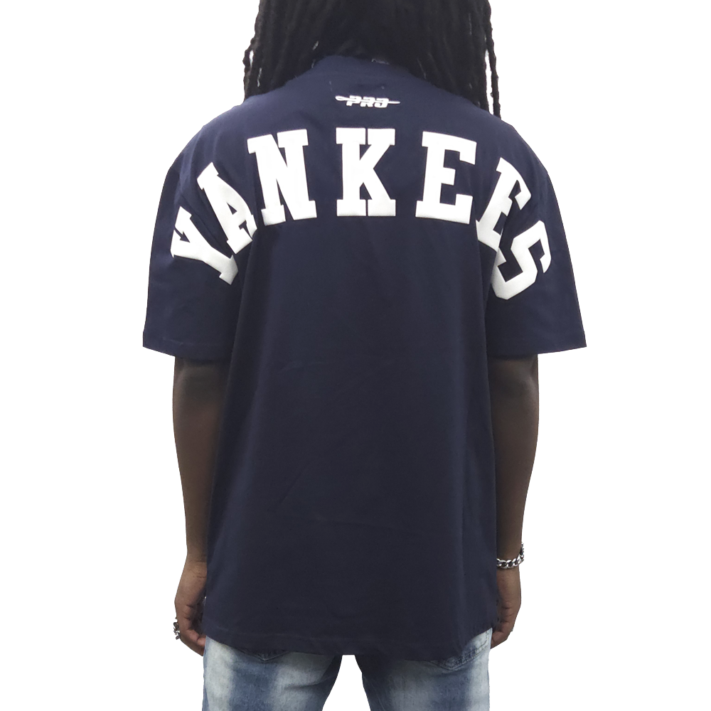 New York Yankees Wingspan Drop Shoulder Tee