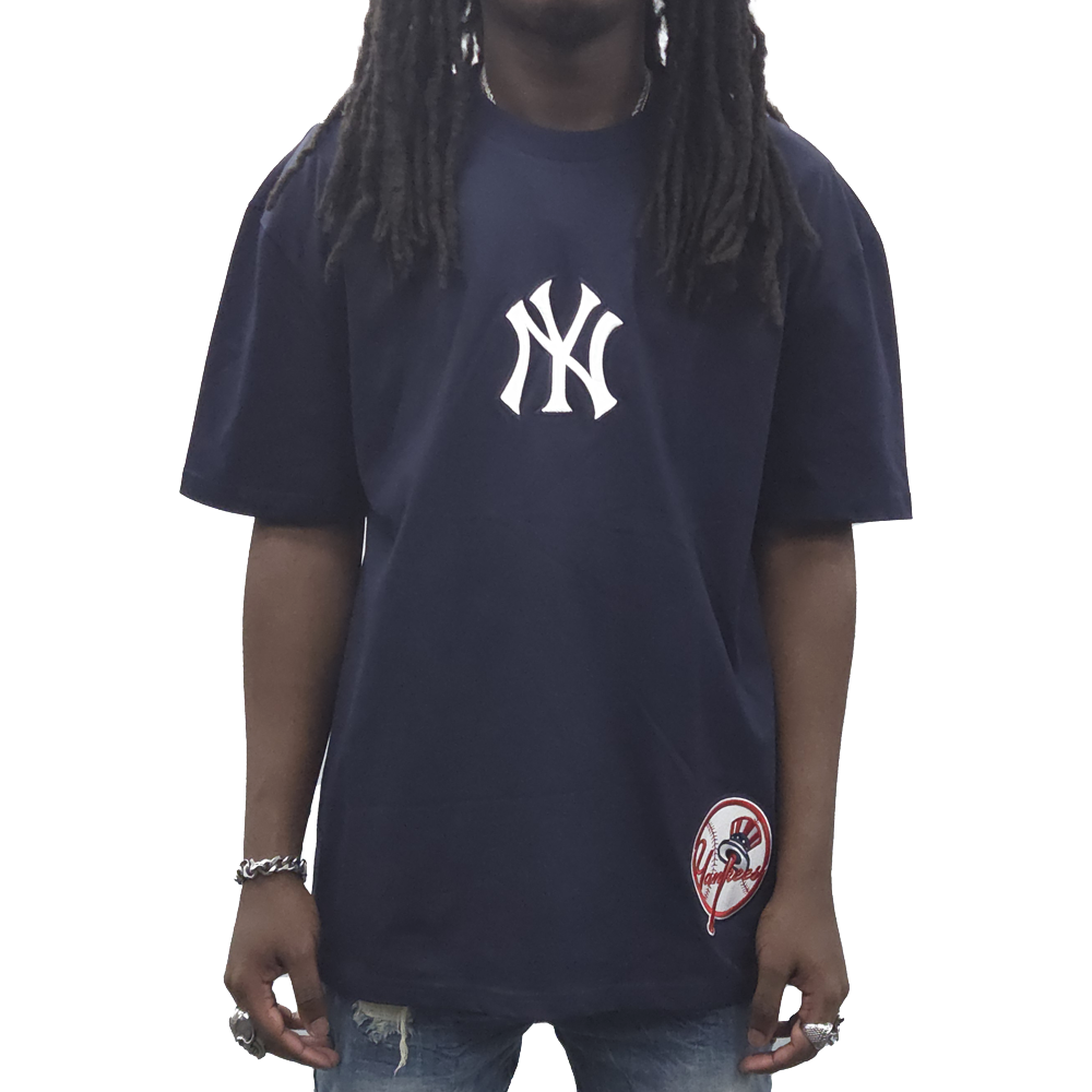New York Yankees Wingspan Drop Shoulder Tee