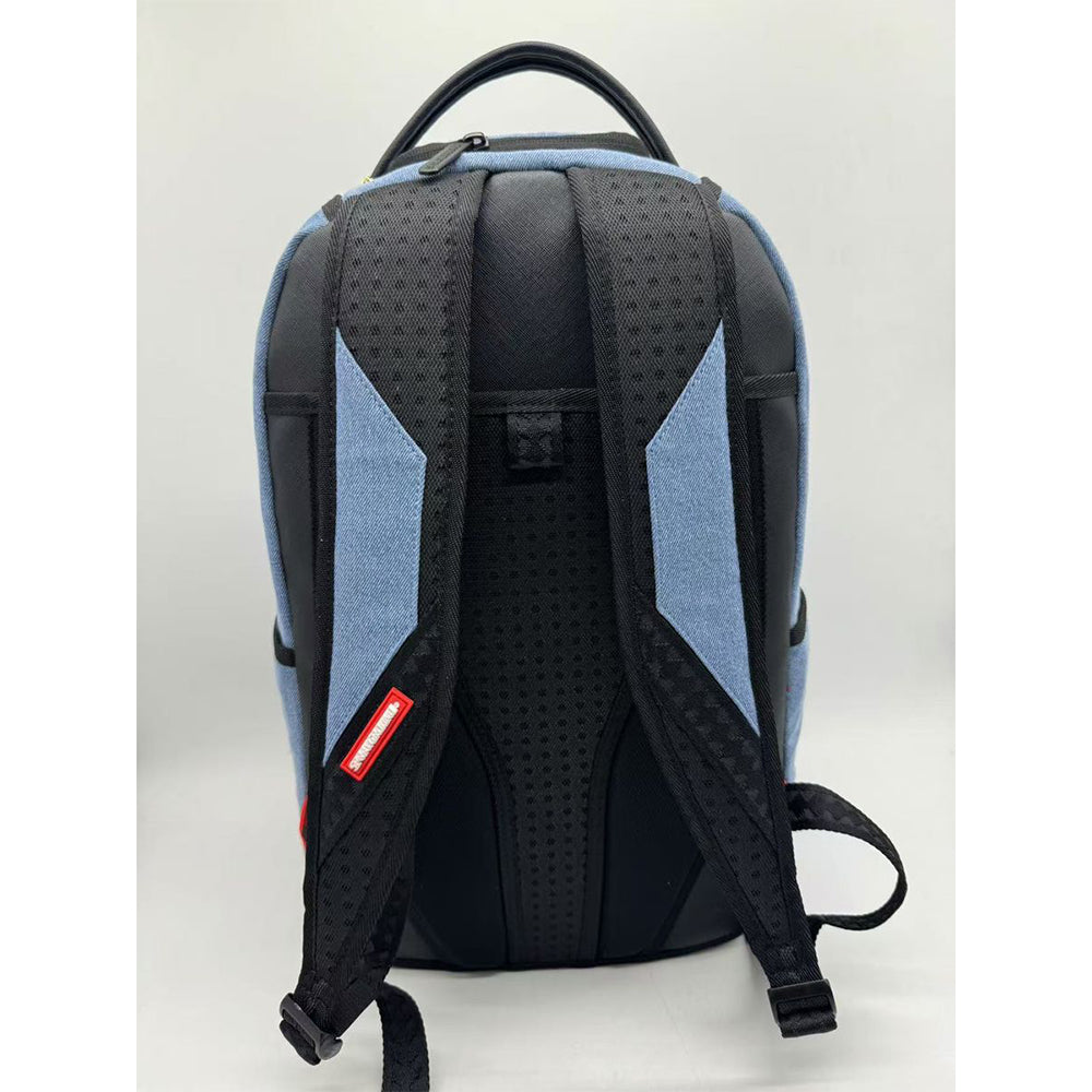 SPRAYGROUND DENIM SHARK BITE DLXSV BACKPACK