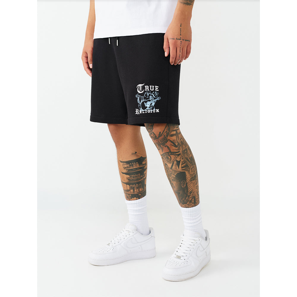 True Religion Men's Logo Fleece Short
