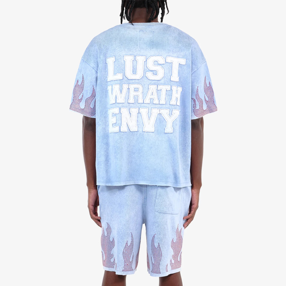 Men's Desire Patches Cotton Terry Crop Top