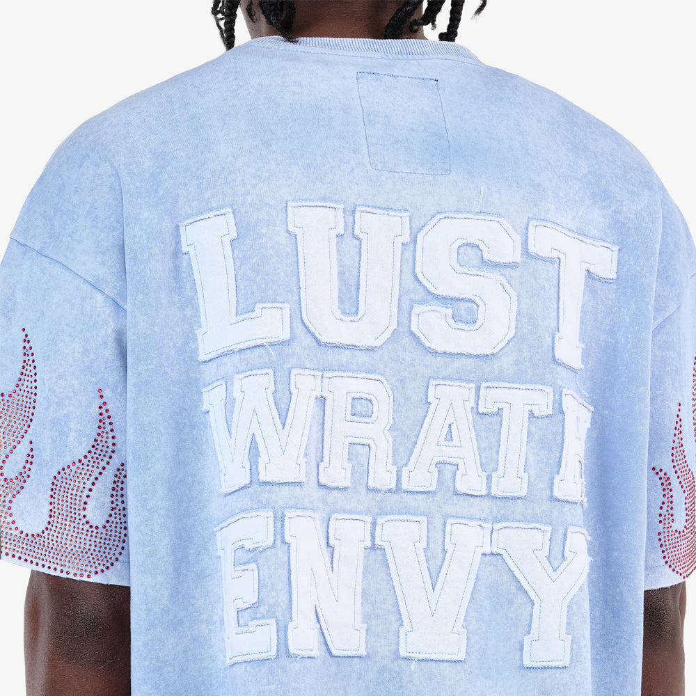 Men's Desire Patches Cotton Terry Crop Top