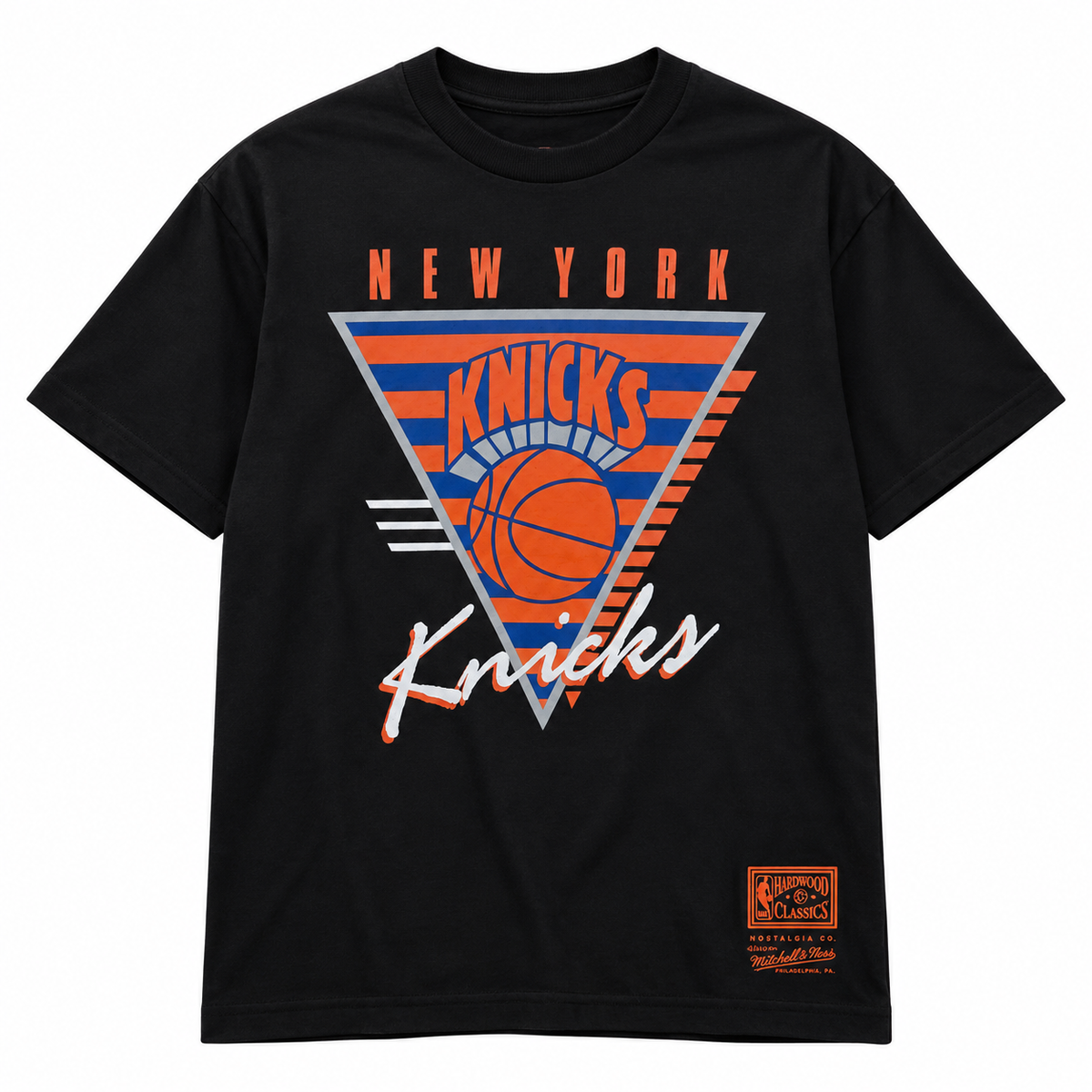 Men's NBA Tri Logo Tee Knicks