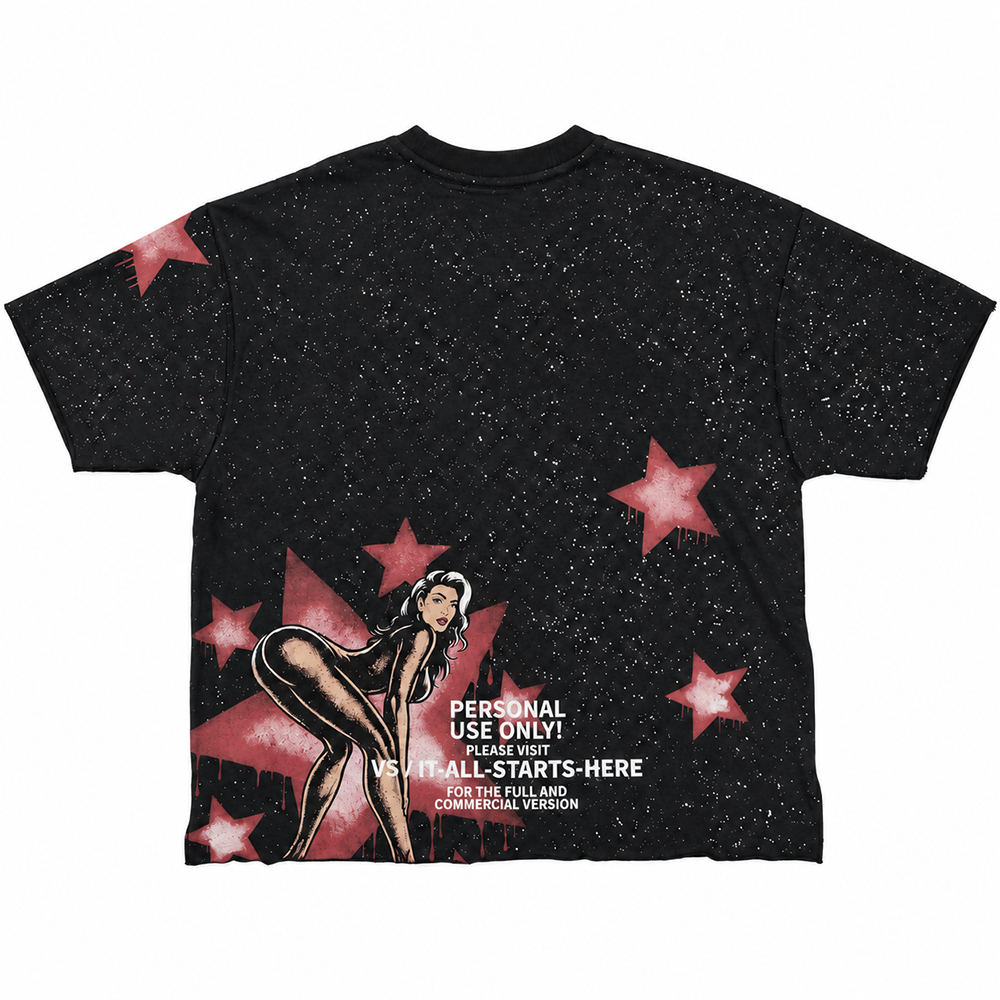 Men's Night Hustle Cropped Fit T-Shirts