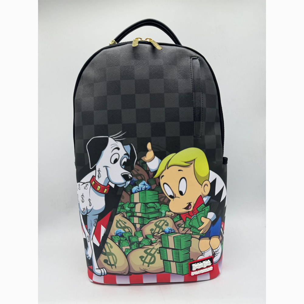 SPRAYGROUND RICHIE RICH AND DOG MONEY REVEAL DLXSV BACKPACK