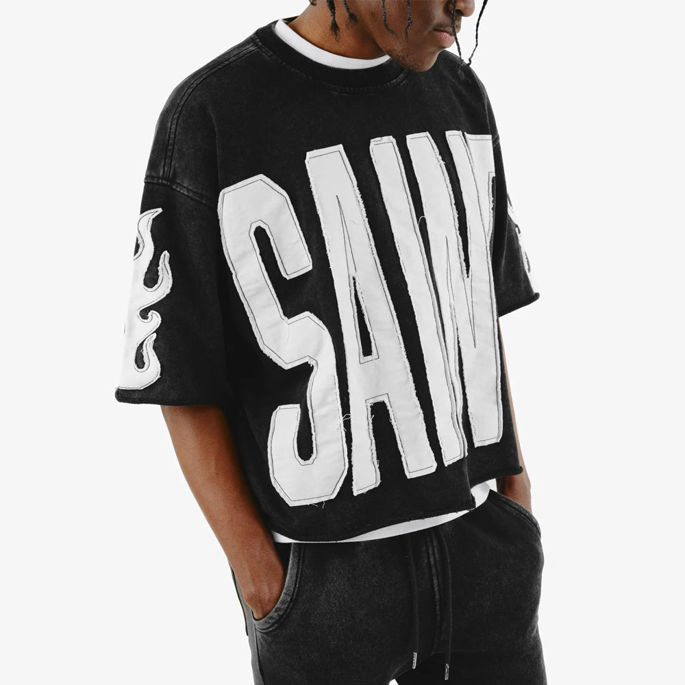 Men's Oversized Saint Crop Tee