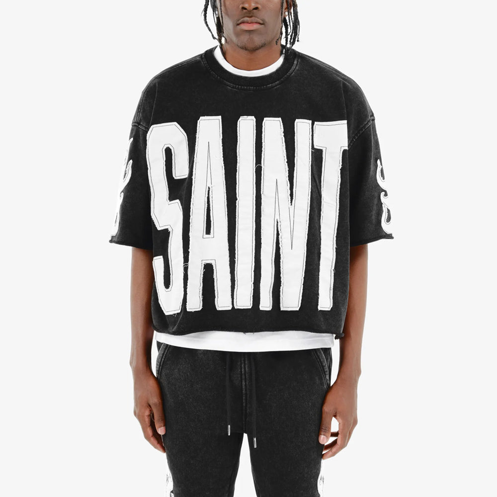 Men's Oversized Saint Crop Tee