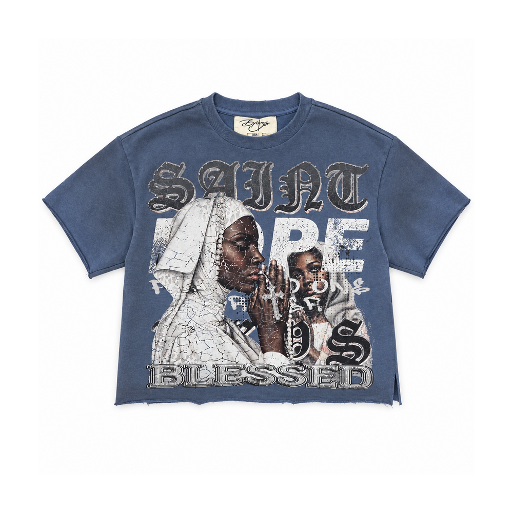 Men's Cropped Saint Tee