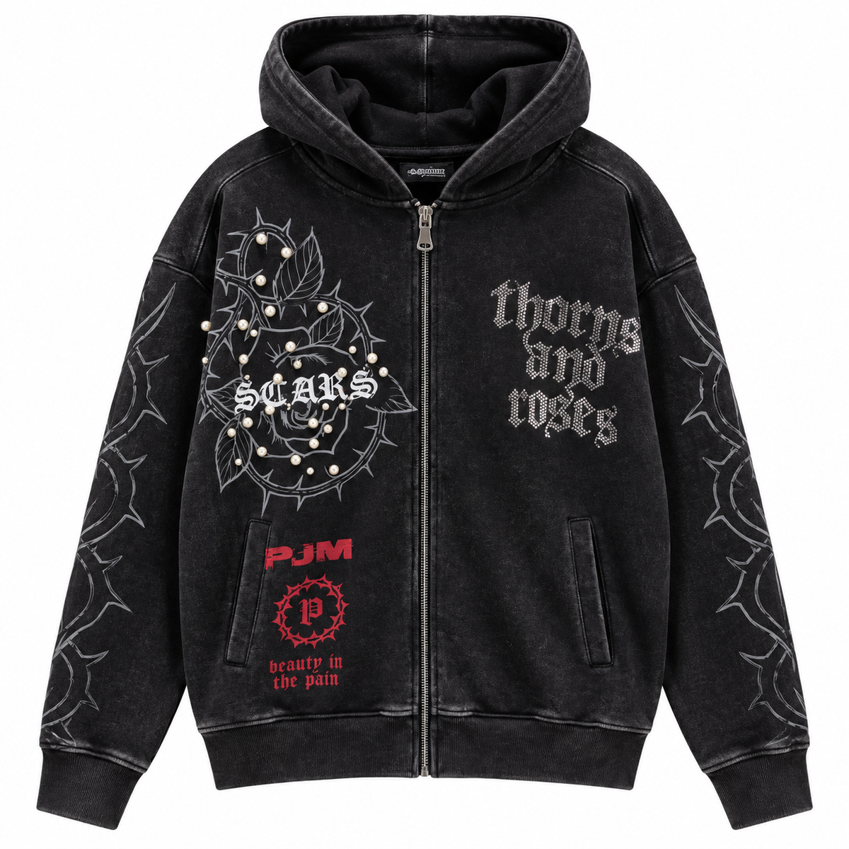 Men's Thorns and Roses Hoodie