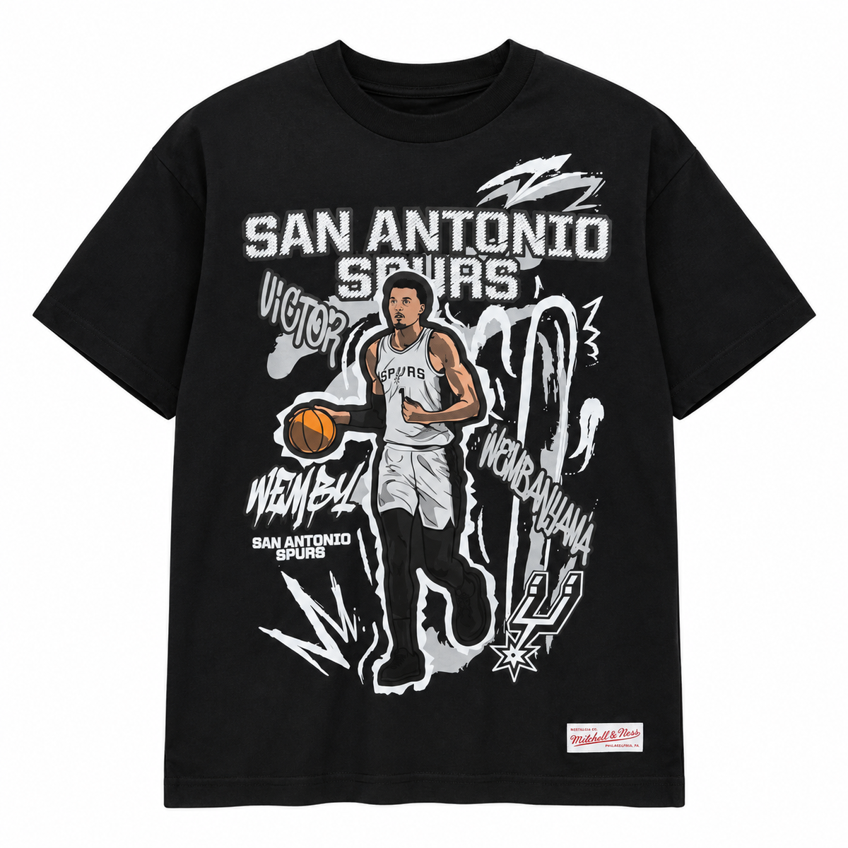 Men's NBA SS Tee Chalked Up Victor Wembanyama