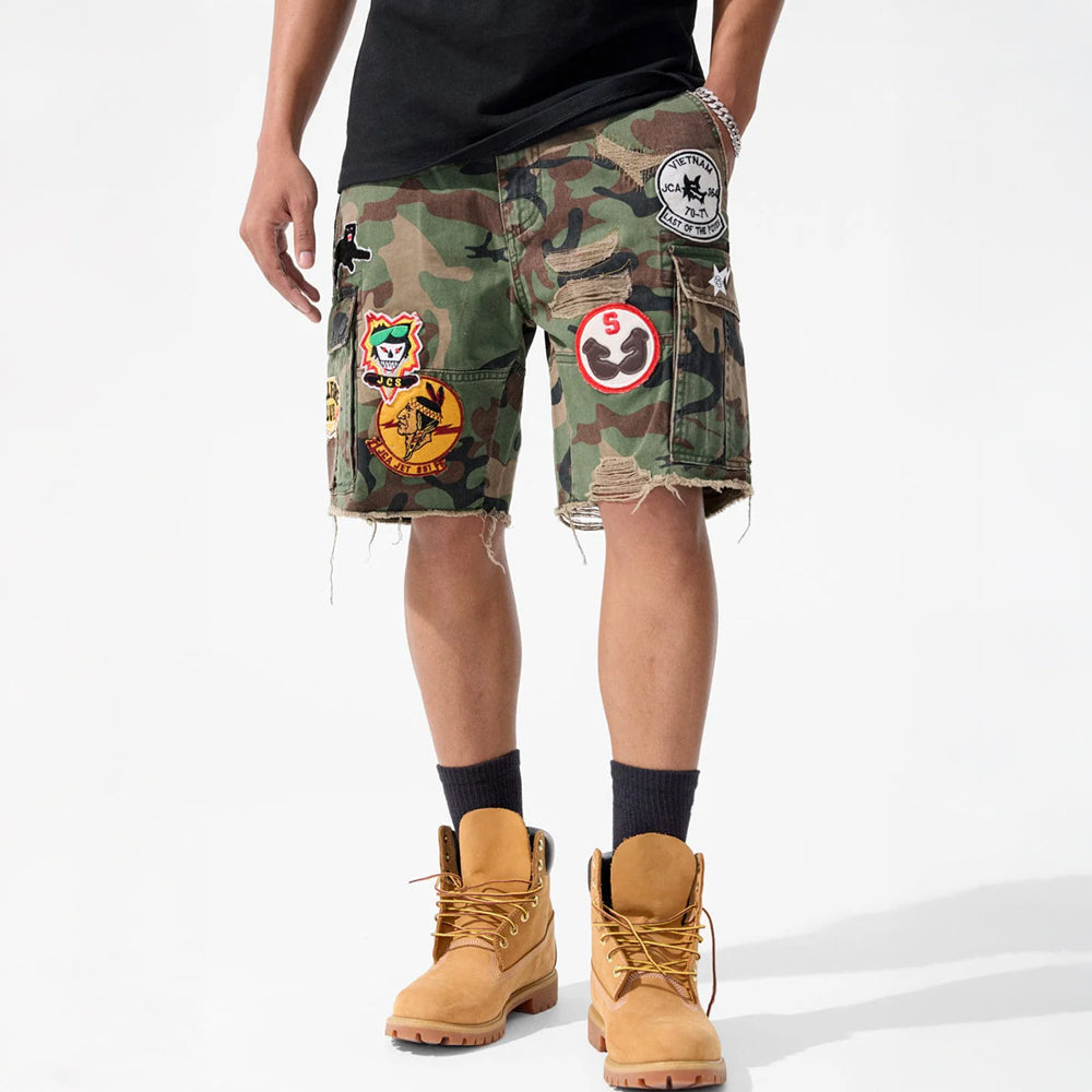 Men's JC Vintage Camo "War Angel" Cargo Shorts