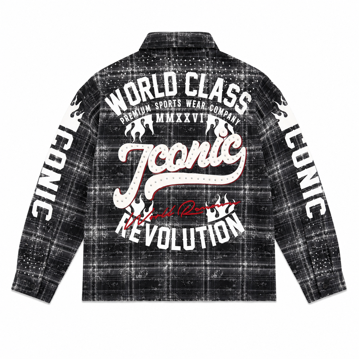 Men's World Class Iconic Plaid 2-Fer Shirts