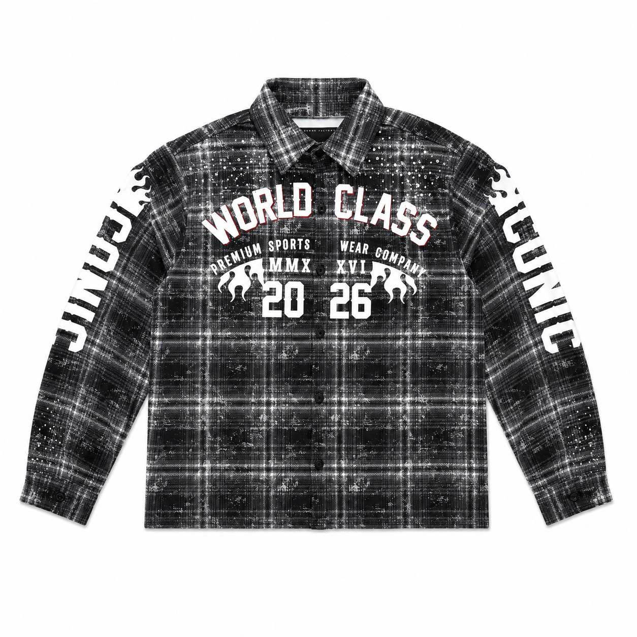 Men's World Class Iconic Plaid 2-Fer Shirts