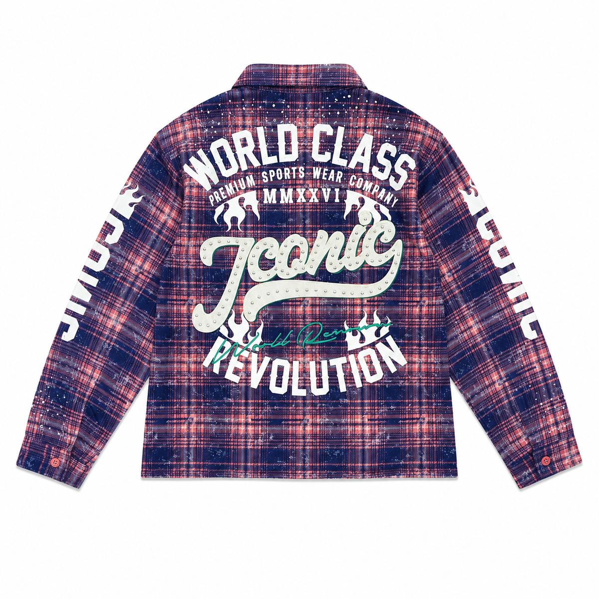 Men's World Class Iconic Plaid 2-Fer Shirts
